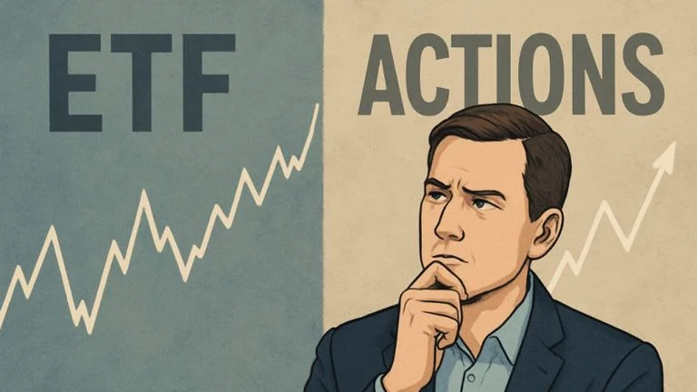 ETF ou Actions Individuelles : Que Choisir Quand On Débute en Bourse ?